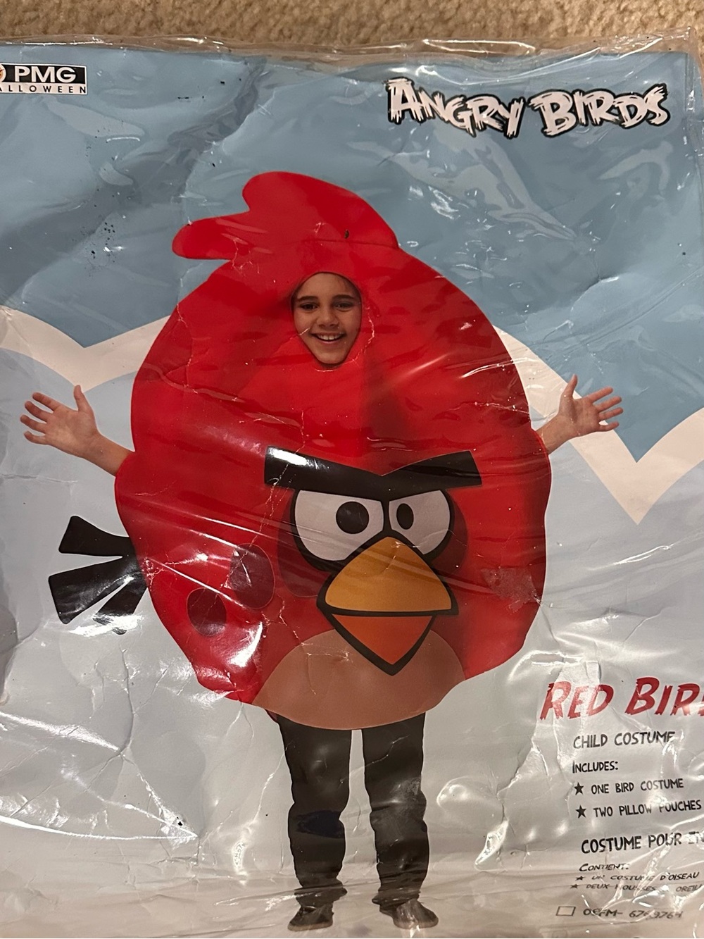 Red Bird Kids Costume - Red